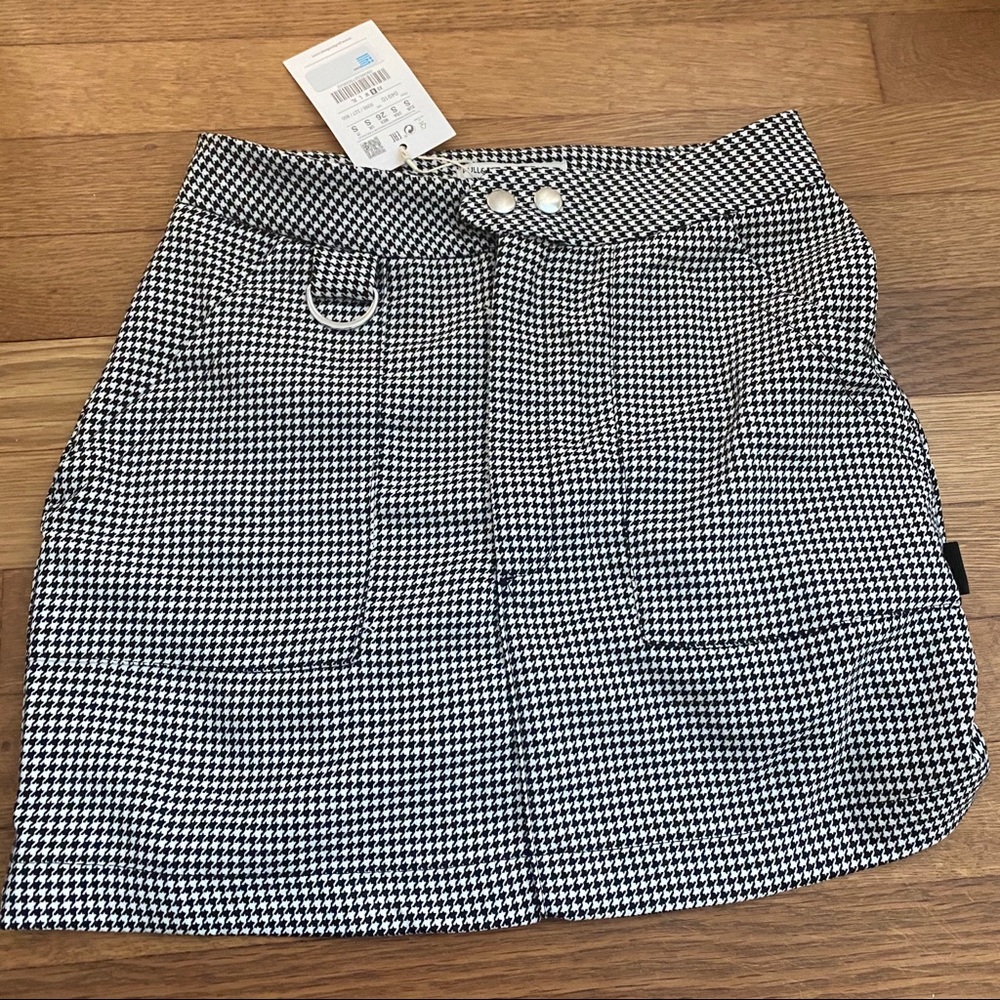 Black and white skirt